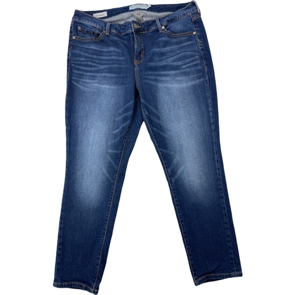 Torrid Women's Classic Skinny Boyfriend Jeans Size 16 R medium wash - Picture 2 of 12